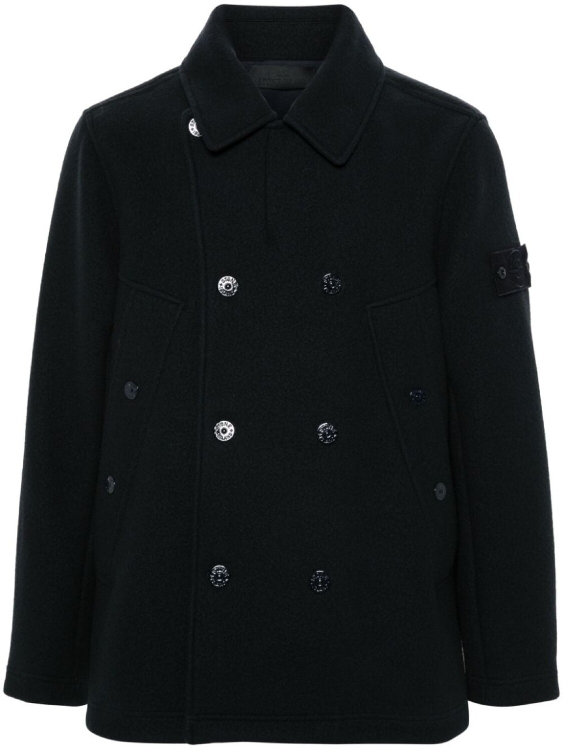 

Stone Island куртка с нашивкой Compass, синий