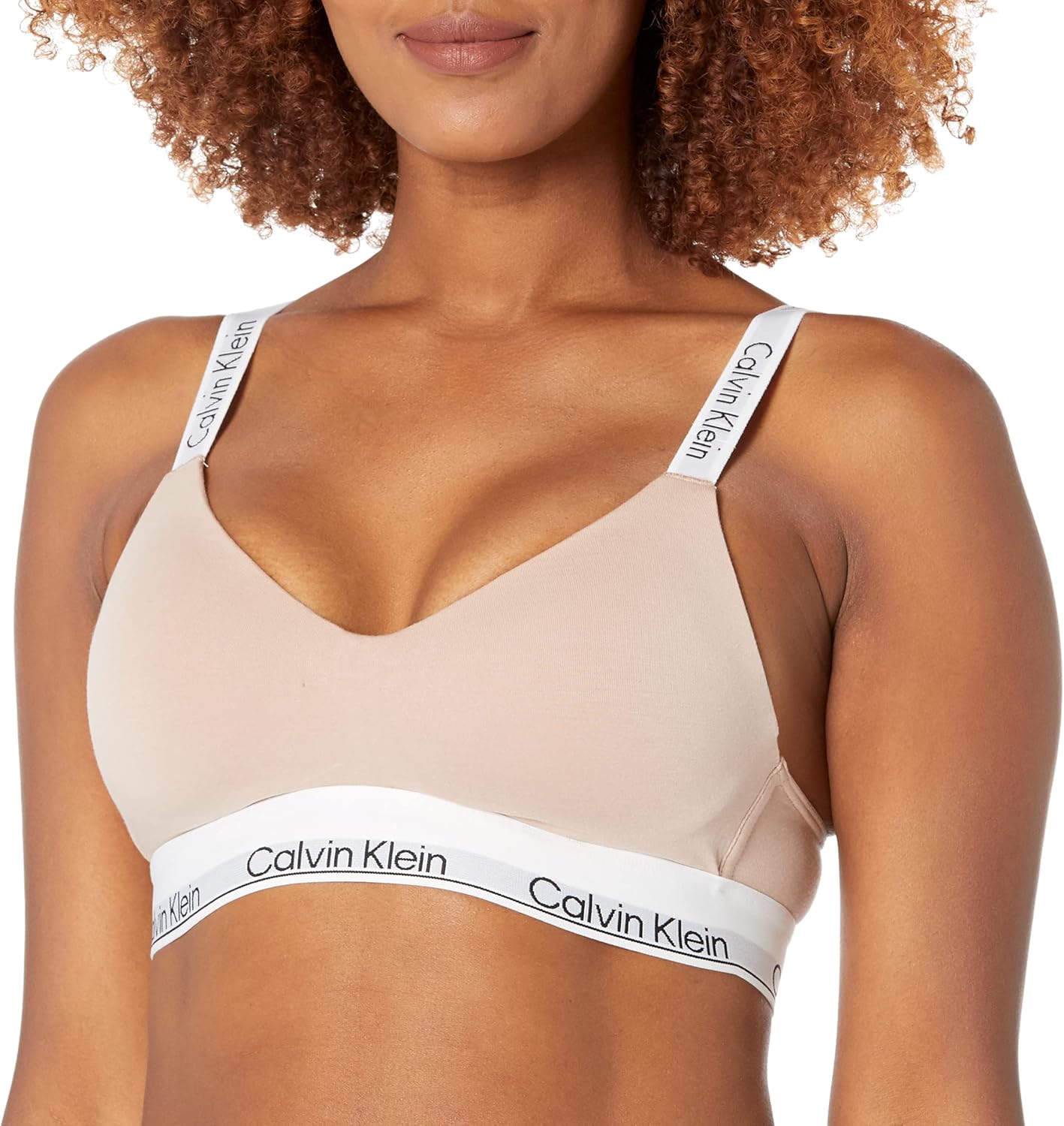 

Calvin Klein, женский современный бюстгальтер-бралетт из натурального хлопка с легкой подкладкой и беспроводной отделкой, Cedar