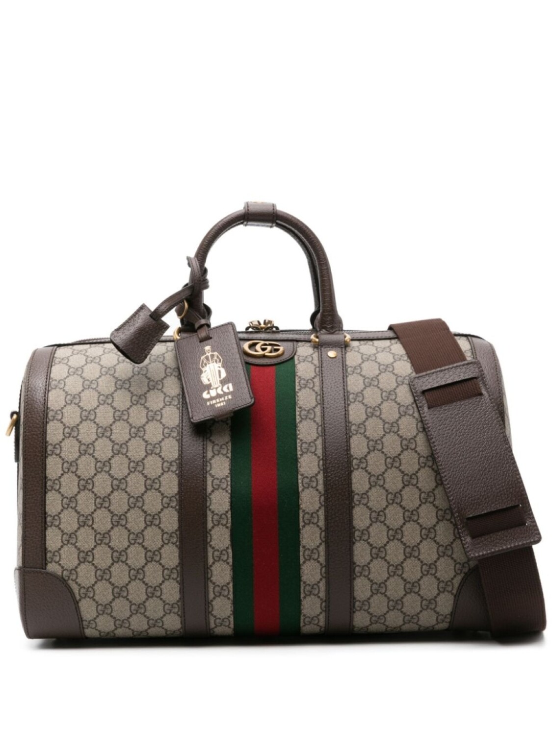

Маленькая дорожная сумка Gucci Savoy, нейтральный цвет