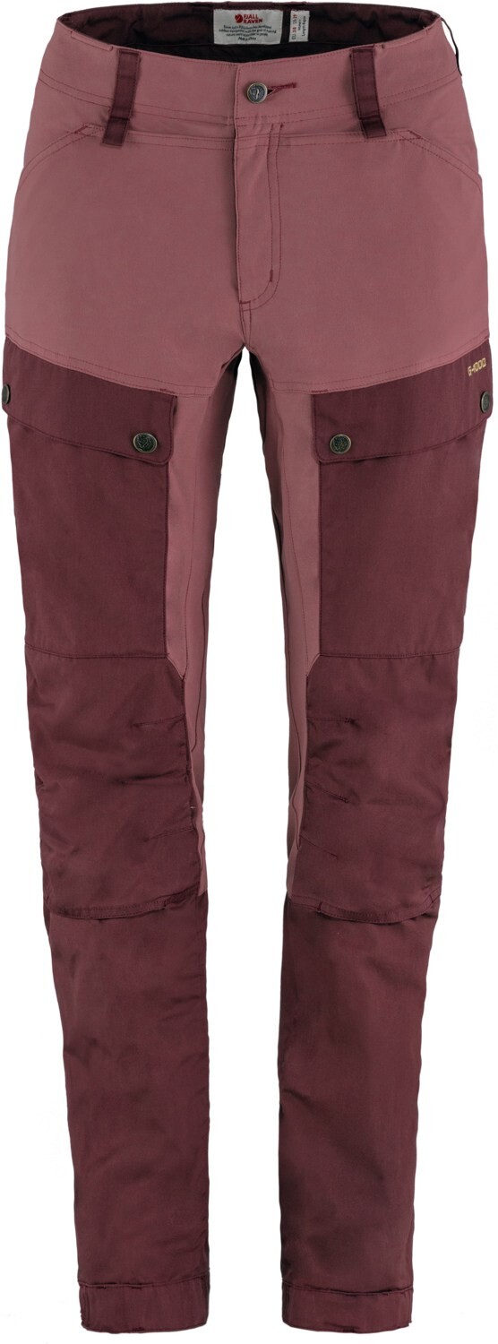

Брюки Keb — женские — изогнутый крой Fjallraven, фиолетовый