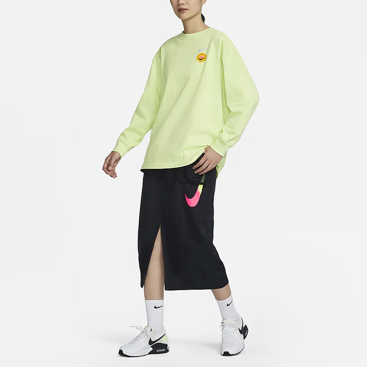 Женская повседневная длинная юбка Nike, цвет Black — фото 3