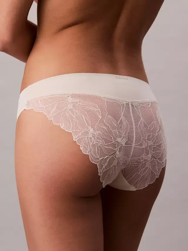 Трусики-бикини Perfectlyt Fit из кружева, цвет слоновой кости Calvin Klein — фото 2