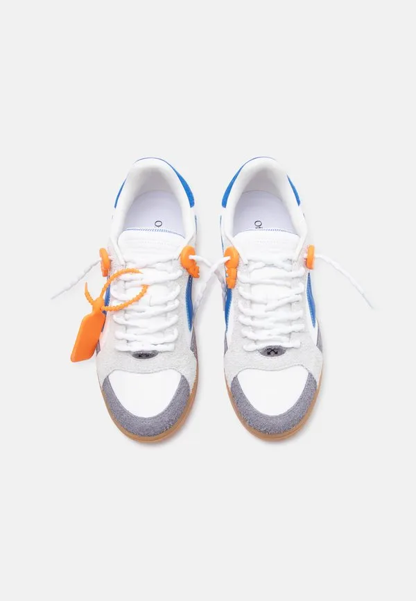 Новые узкие кроссовки Off-White, White/Blue — фото 4