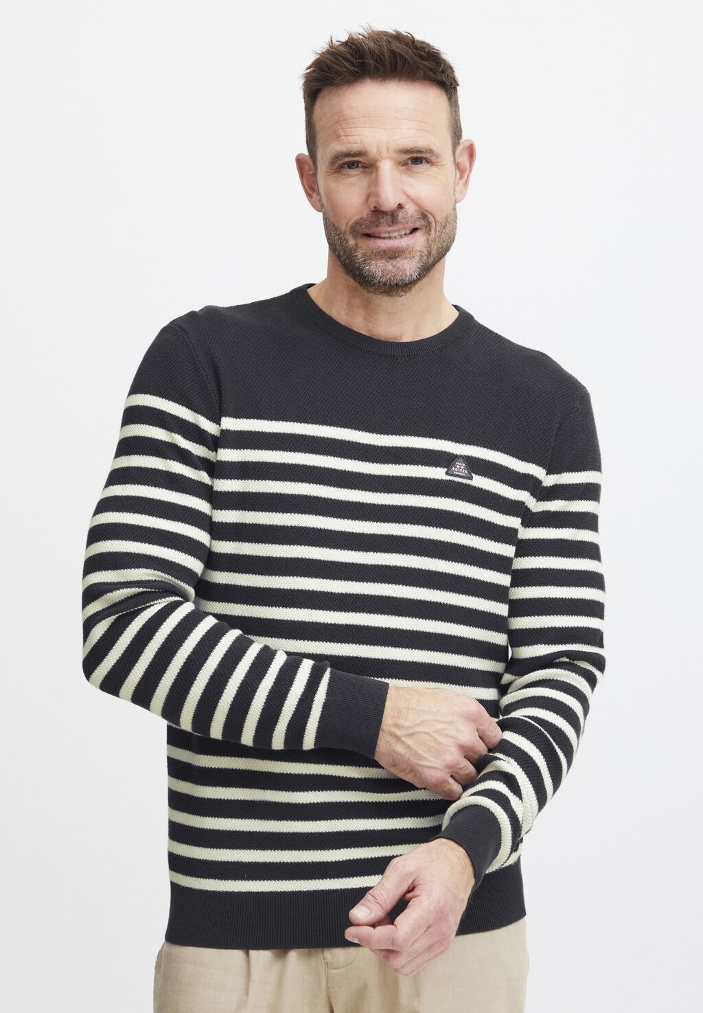 

Джемпер FQKYLE STRIPE CREW NECK FQ1924, темно-синий