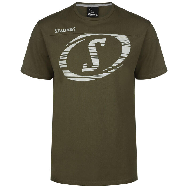 

Футболка Spalding, цвет khaki/khaki/silber