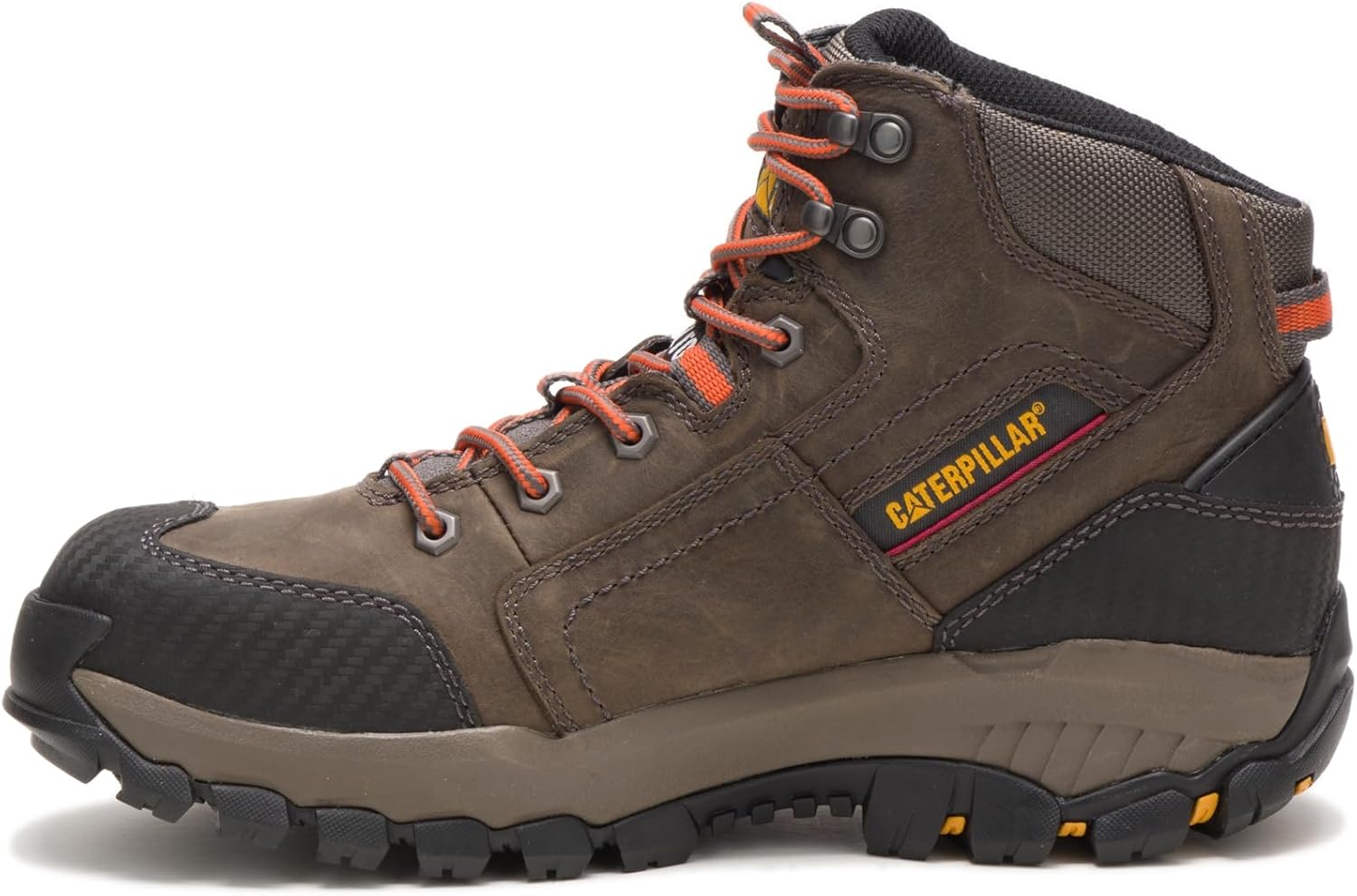 Мужские ботинки Cat Footwear Navigator Mid 15 см водонепроницаемые с стальным носком, серый — фото 3