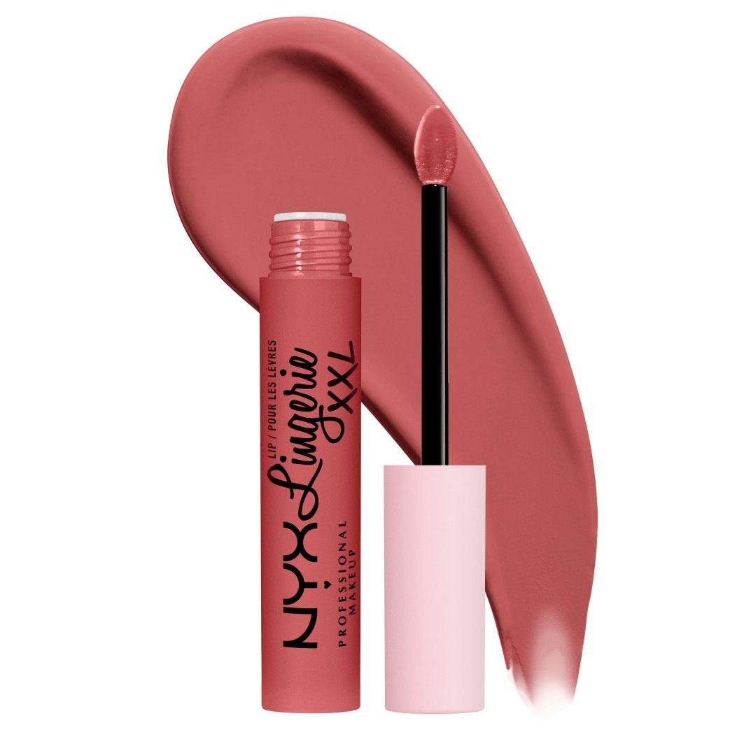 Помада для губ lip lingerie xxl Nyx Professional Makeup, 3 - xxpose me, объем 4 мл — фото 2