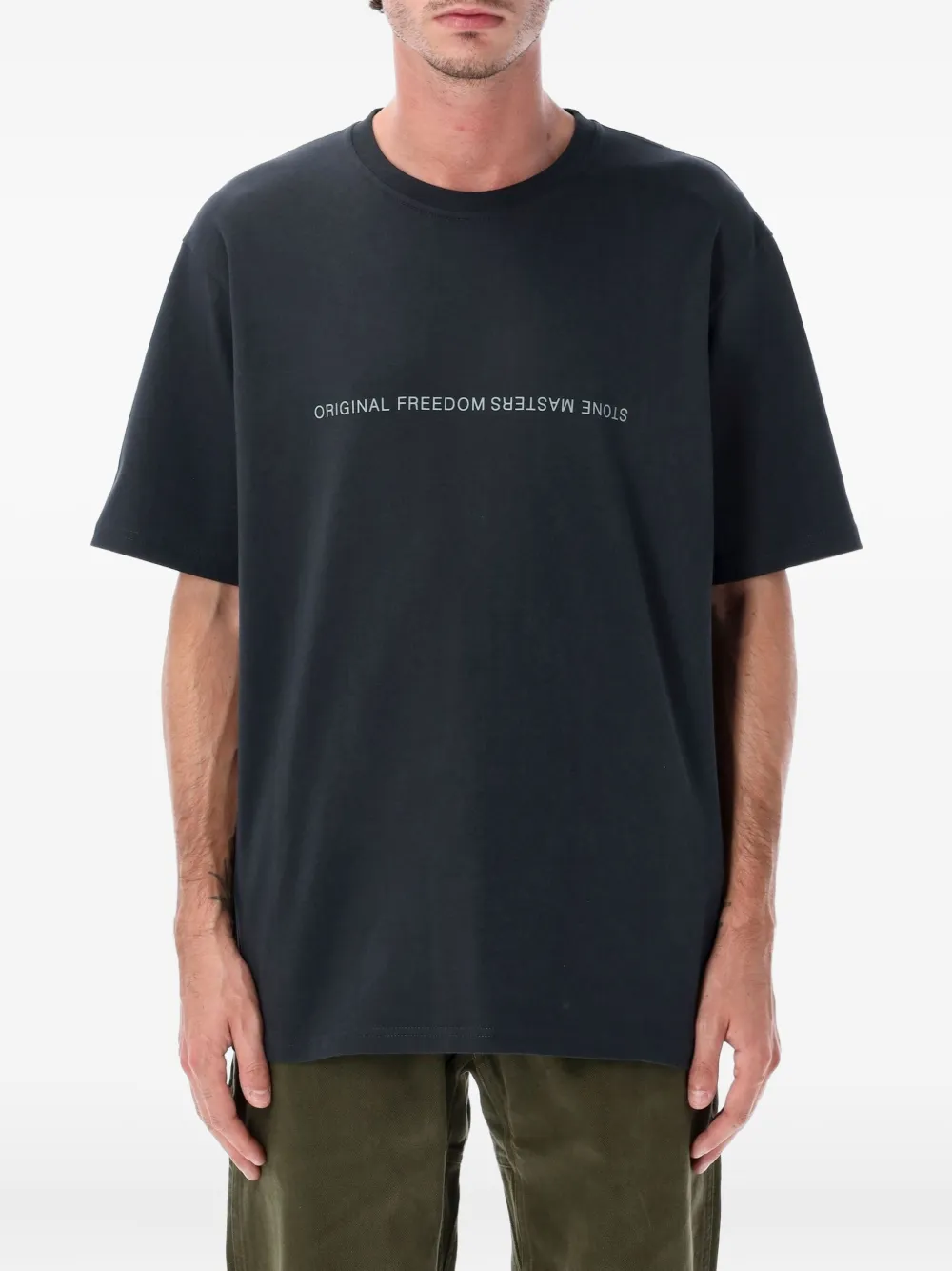 

Футболка Stonemasters с графичным принтом Gramicci, черный