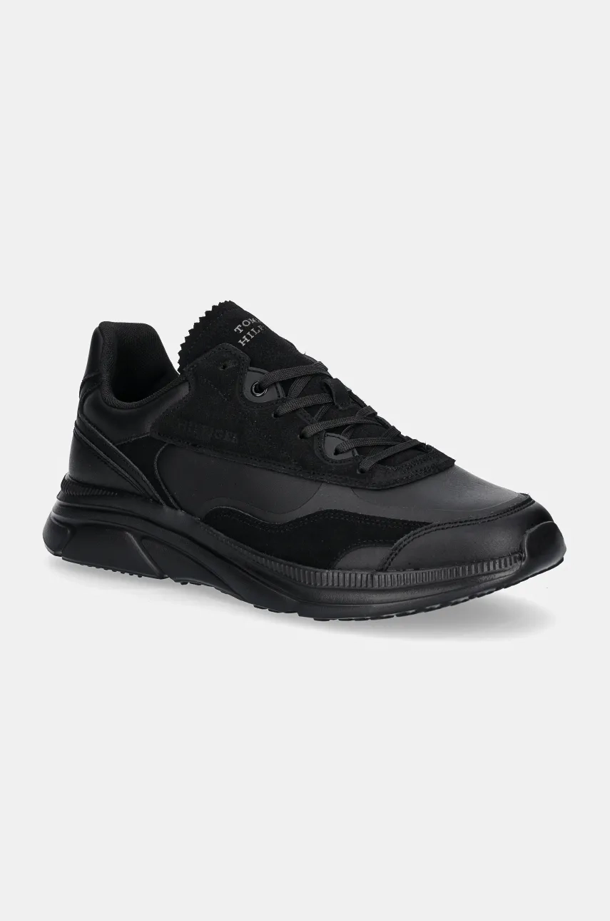 

Кожаные кроссовки MODERN RUNNER LEATHER Tommy Hilfiger, черный