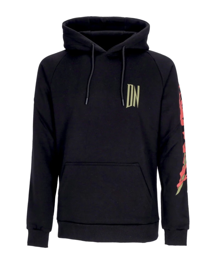 

Худи с изображением черного дракона и карманом-кенгуру. Dolly Noire, черный