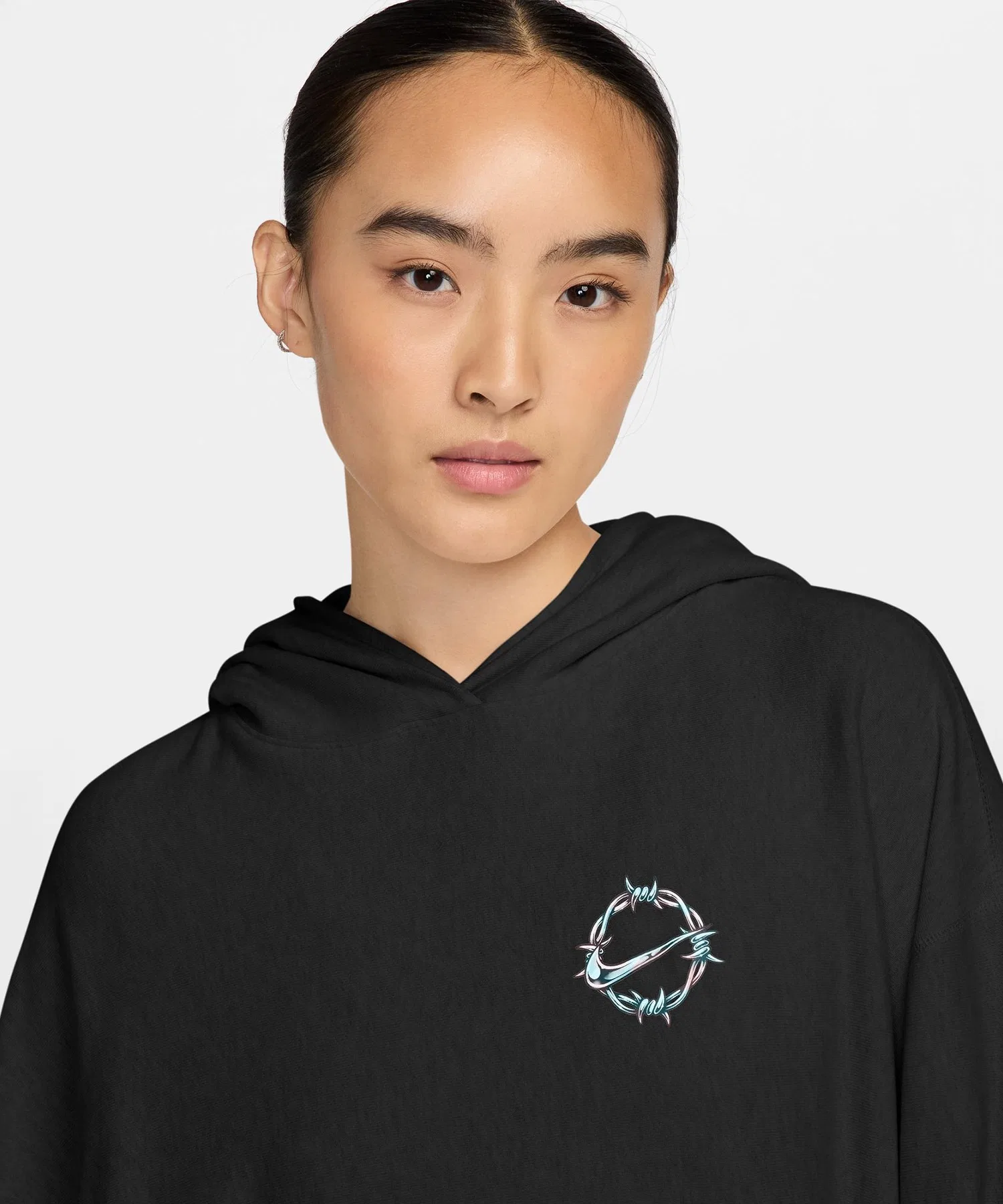 NIKE AS W NSW STREET GFX PO HDY S / Женская толстовка с длинными рукавами Nike NSW Street GFX, размер S 【SP】 — фото 2