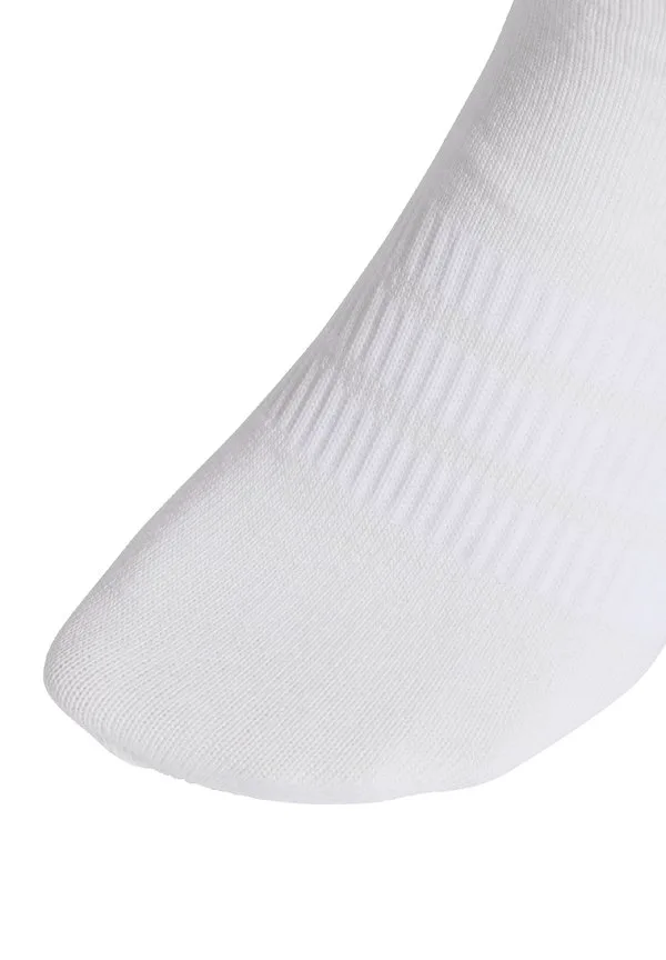 Унисекс тонкие легкие спортивные носки до щиколотки, упаковка из 9 пар. Adidas Performance, Grey White Black — фото 3