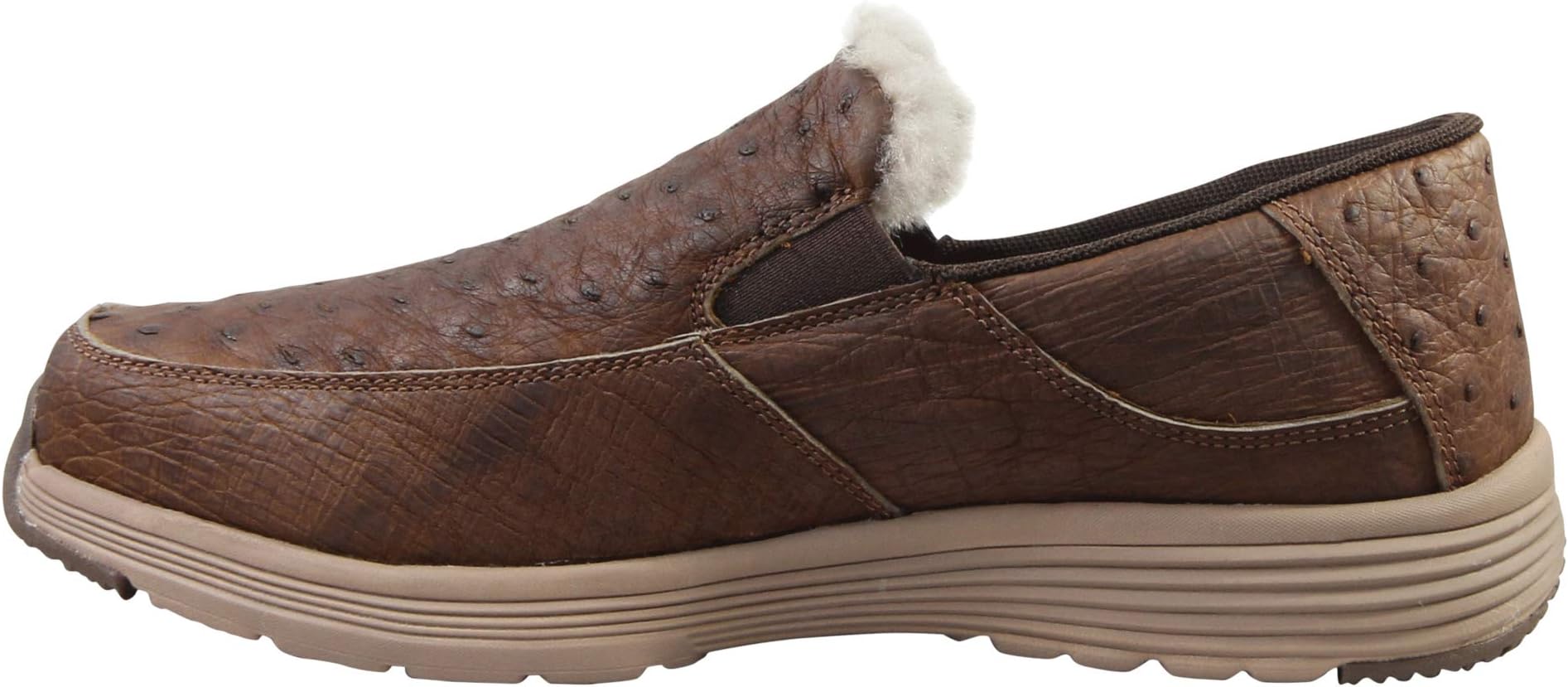 

Лоферы SUPERLAMB Bulgan Ostrich, цвет Peanut