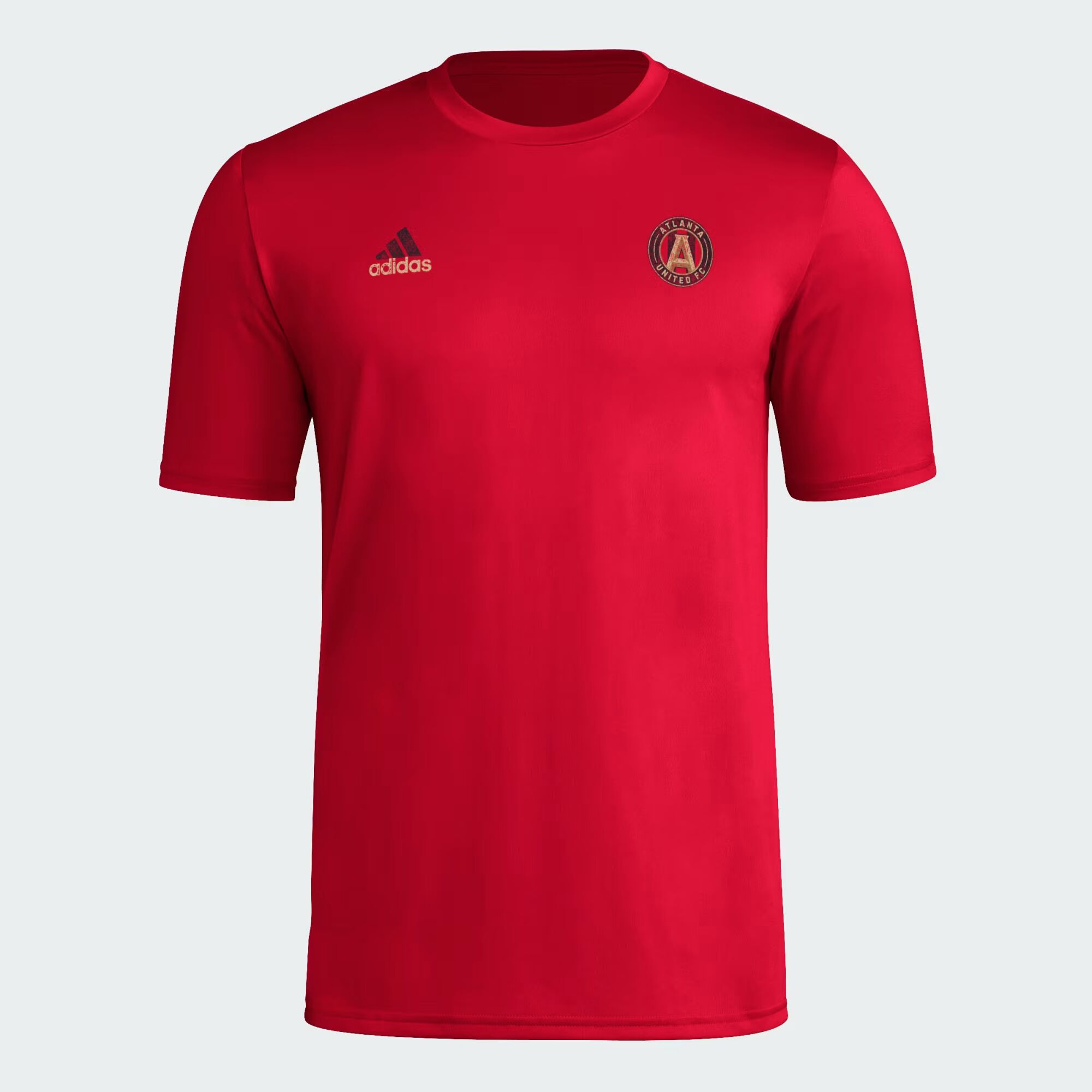 

Футболка с короткими рукавами перед игрой Atlanta United FC Adidas, цвет Team Victory Red/Multi