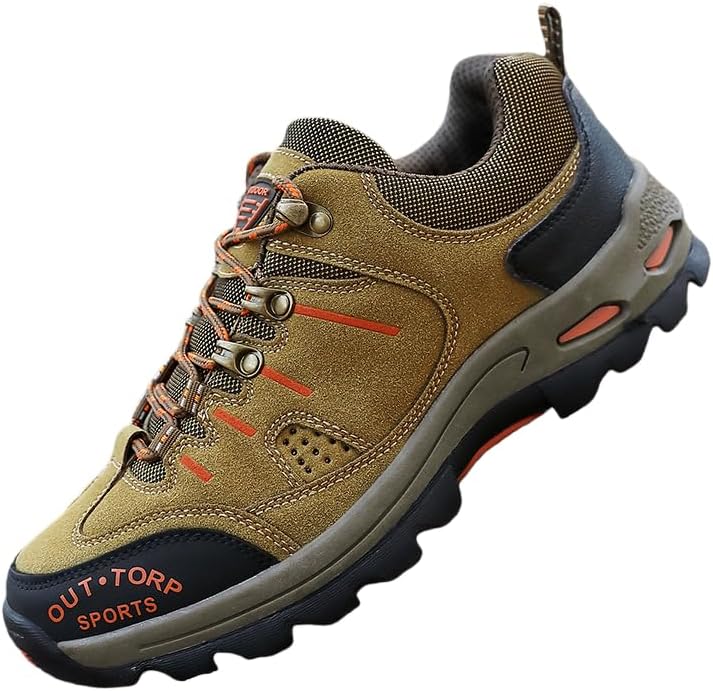 

Мужские походные ботинки Водонепроницаемые Противоскользящие С толстой подошвой Амортизирующие Для треккинга, кемпинга и прогулок Lsmodarise, хаки