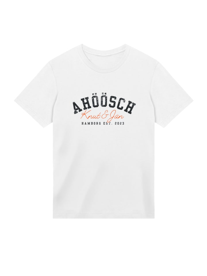 

Белая футболка Knut & Jan Hamburg Ahöösch Plattdeutsch F4NT4STIC, Белый, Белая футболка Knut & Jan Hamburg Ahöösch Plattdeutsch F4NT4STIC