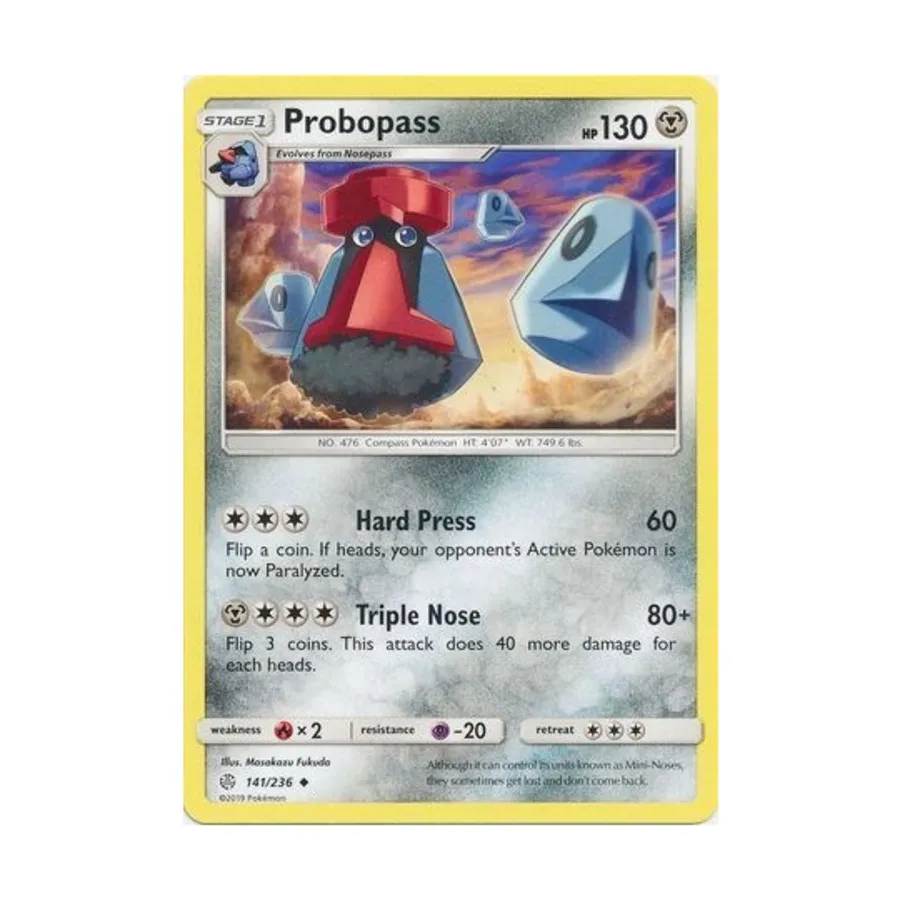

CCG Пробопасс (У) №141/236, Pokemon - SM - Cosmic Eclipse - Singles