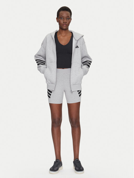 Толстовка обычного кроя Future Icons 3-Stripes JE0172 Adidas, серый — фото 2