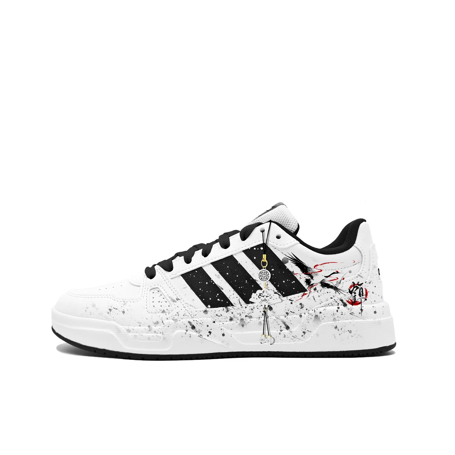 Кроссовки скейтбордические LITE BALLER Adidas Black White