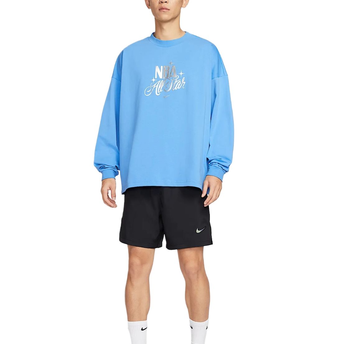 Футболка Dri Fit Quick Dry мужская Nike, coastal синий — фото 4