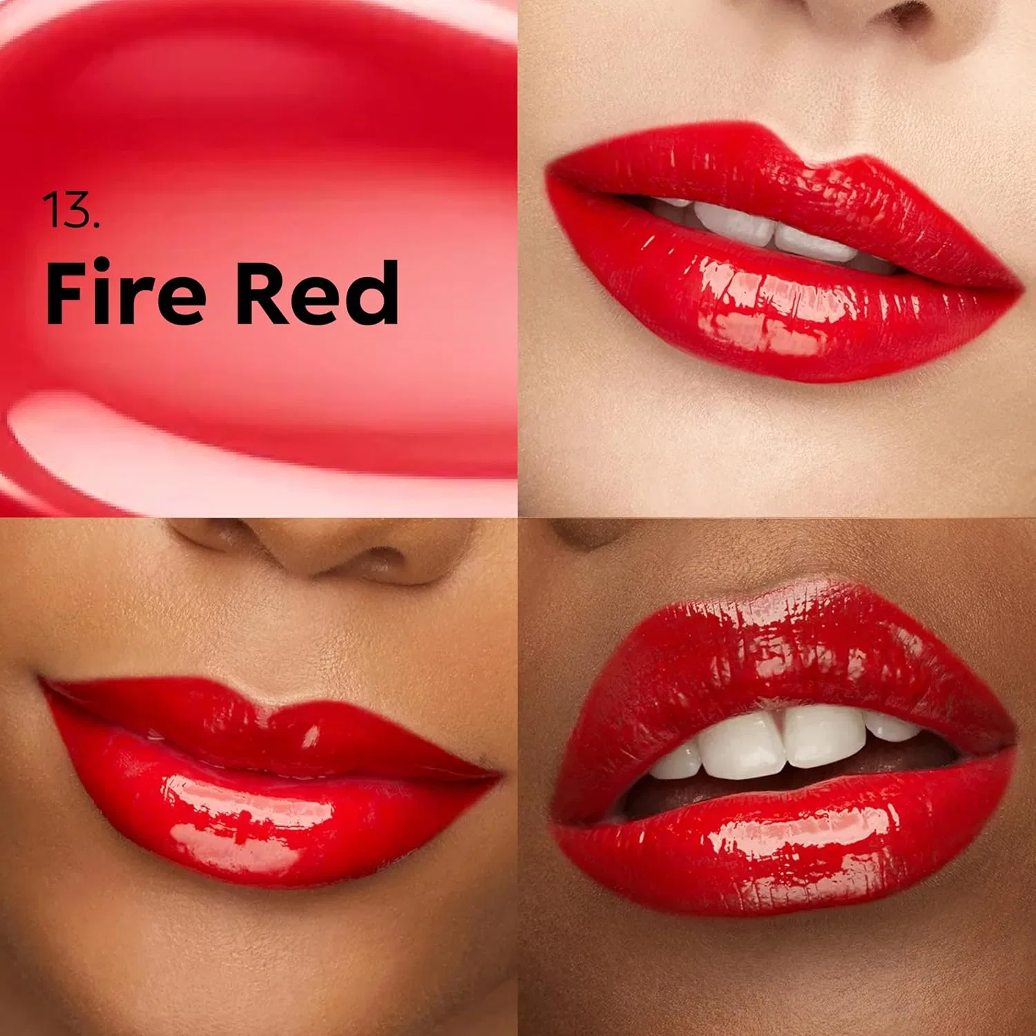 Питательный блеск для губ с 3D-эффектом «3D Hydra Lipglos» от KIKO Milano Kiko Milano, 13 Fire Red — фото 2