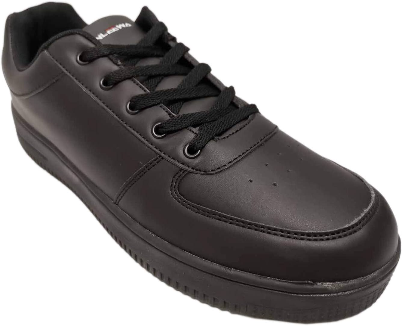 

Мужские обувь с противоскользящей подошвой, водонепроницаемые защитные туфли, модные кроссовки для ресторанов и автоработников Tanleewa, черный