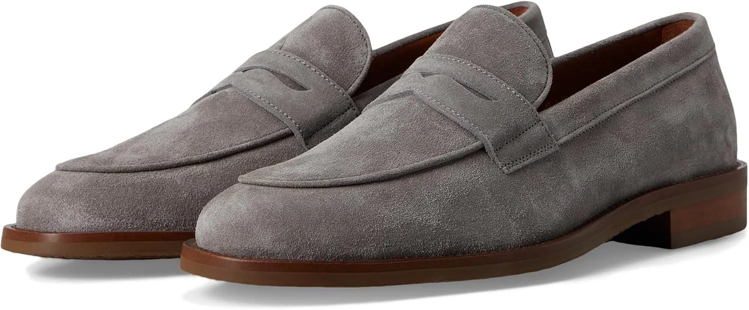 Лоферы из кожи Allen Edmonds, серый