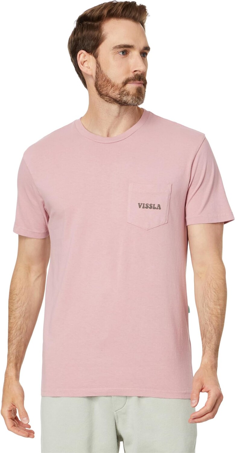 

Футболка VISSLA Bird Brain Short Sleeve Tee, цвет Dusty Rose