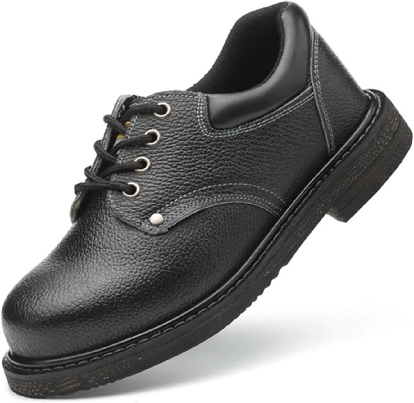 

Защитная обувь для мужчин, рабочие ботинки с металлическим носком, проколостойкие рабочие кроссовки, неразрушимая обувь, рабочая обувь (Цвет: черный, Размер: 10 US) HISXUS