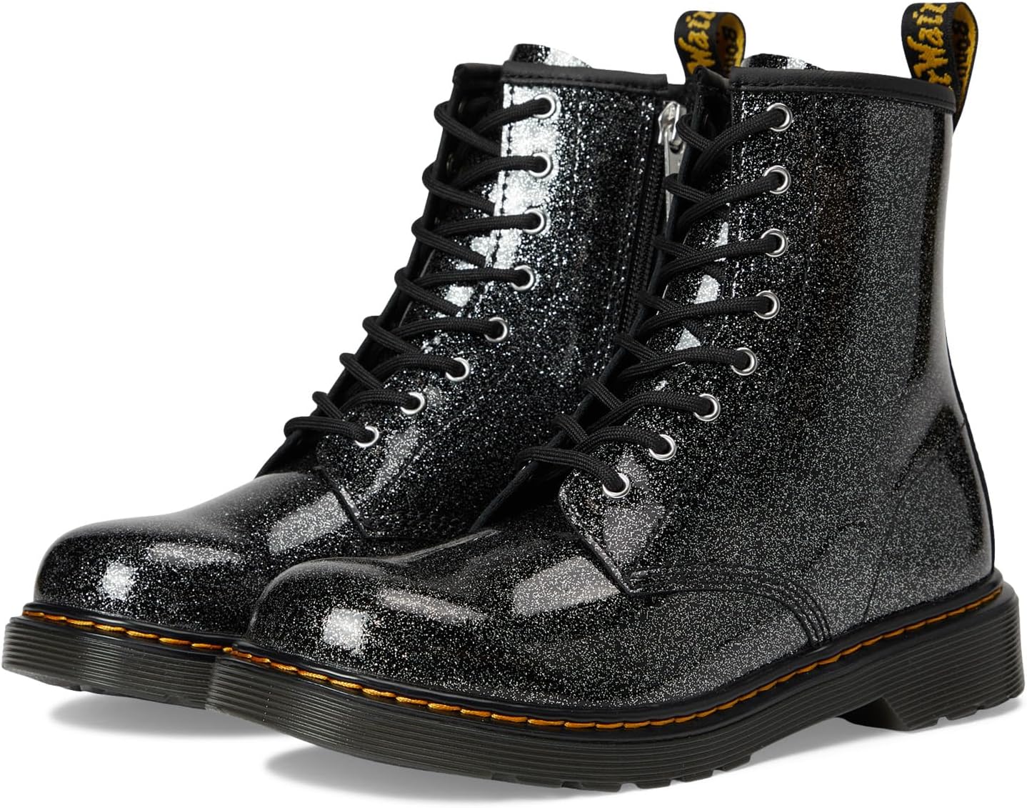 

Ботинки Dr. Martens Kid's Collection 1460 Pascal, цвет Black/Silver