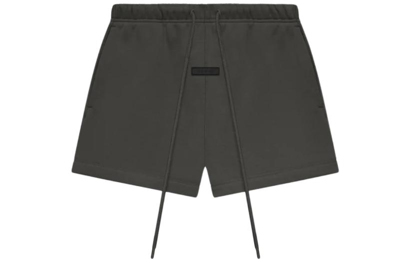Флисовые беговые шорты Fear Of God Essentials, чернильно-черные — фото 2