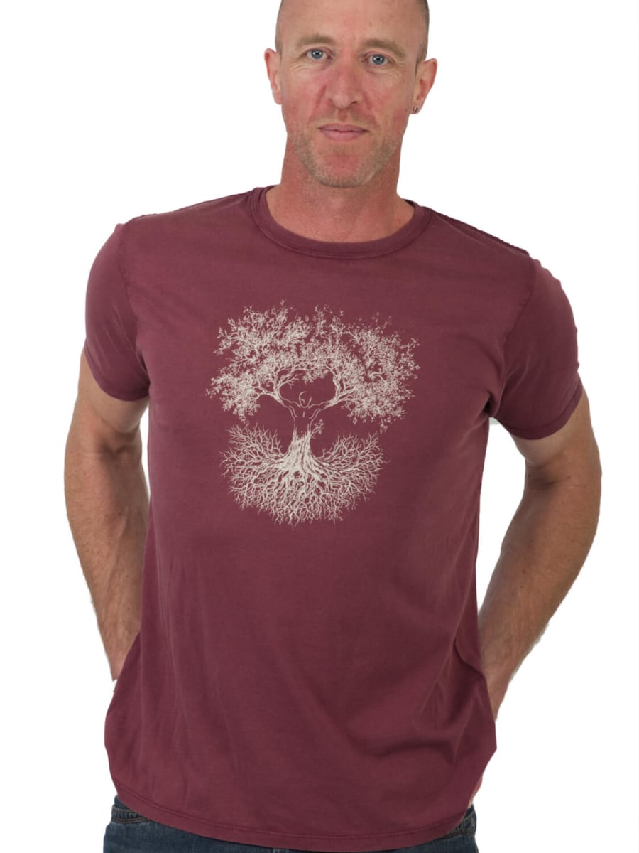 

Рубашка Life-Tree Fairwear Organic Fusion, красный