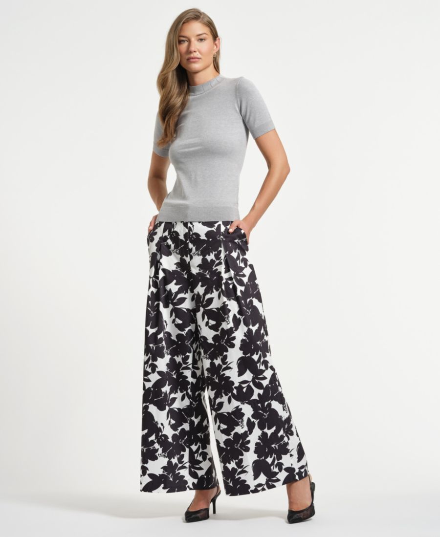 

Женский свитер с высоким воротником и короткими рукавами Isaac Mizrahi, Heather Gray