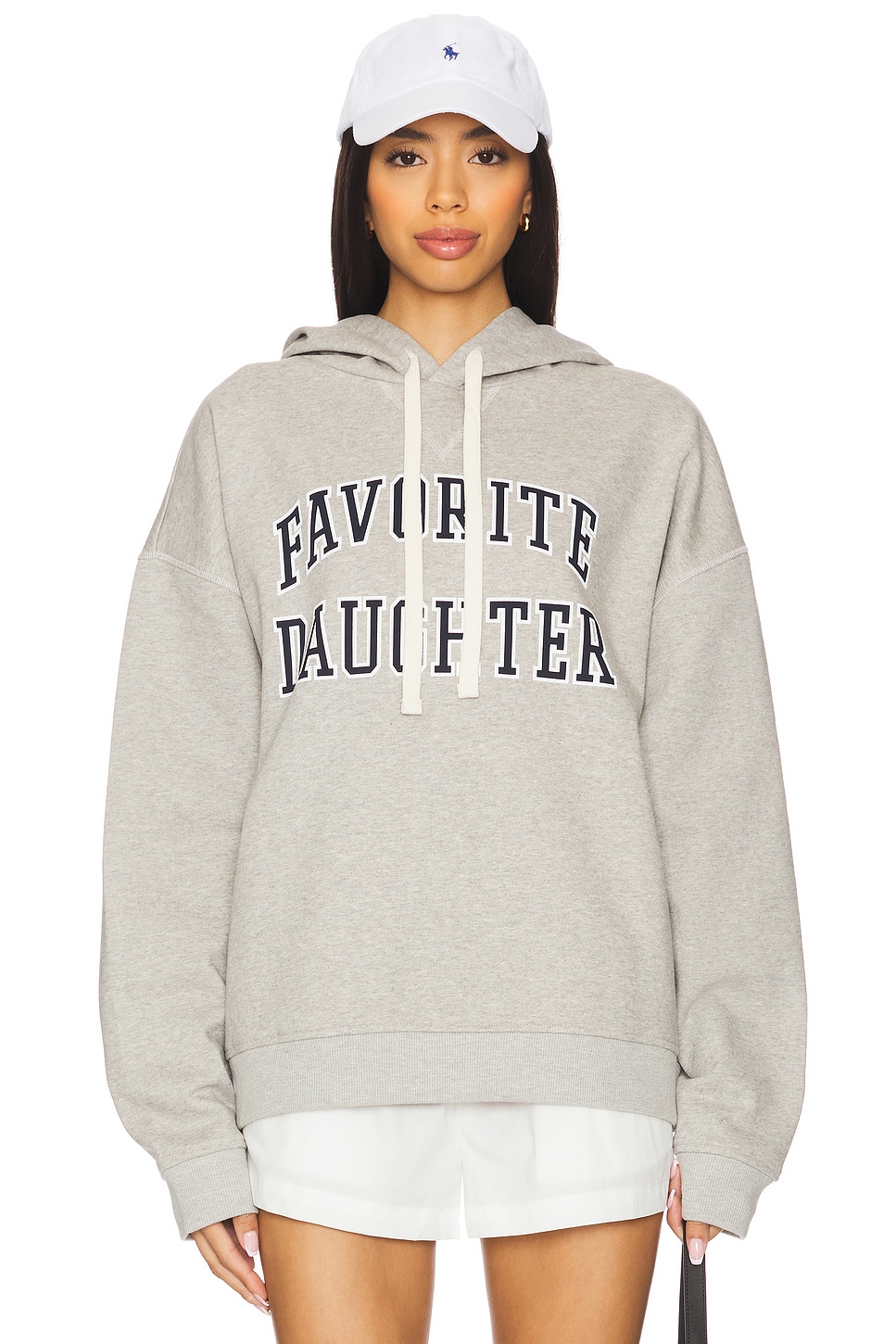 

Толстовка с капюшоном для университета Favorite Daughter, heather grey