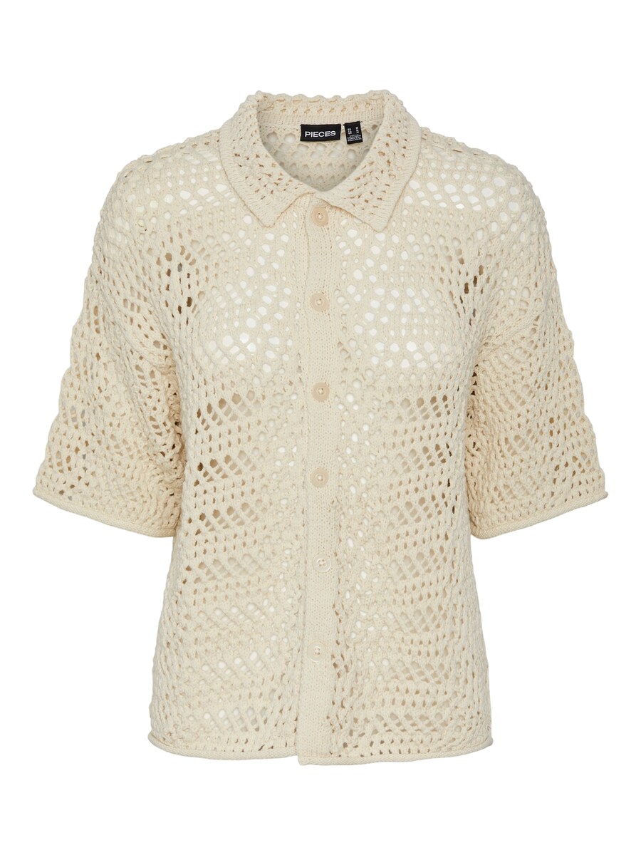 

Вязаный кардиган PIECES Knit Cardigan AIA, бежевый
