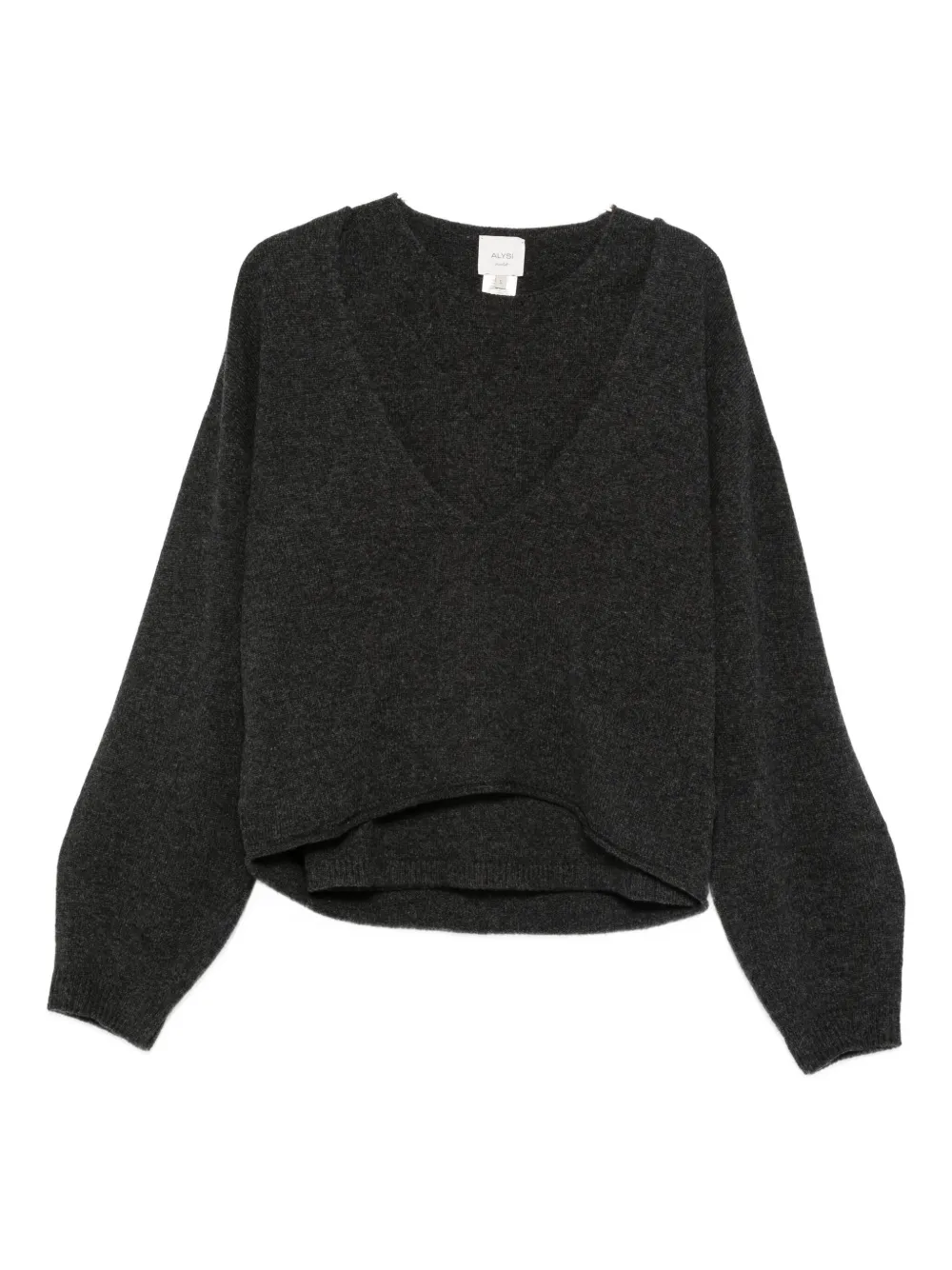 

Супермягкий свитер с V-образным вырезом Alysi, серый
