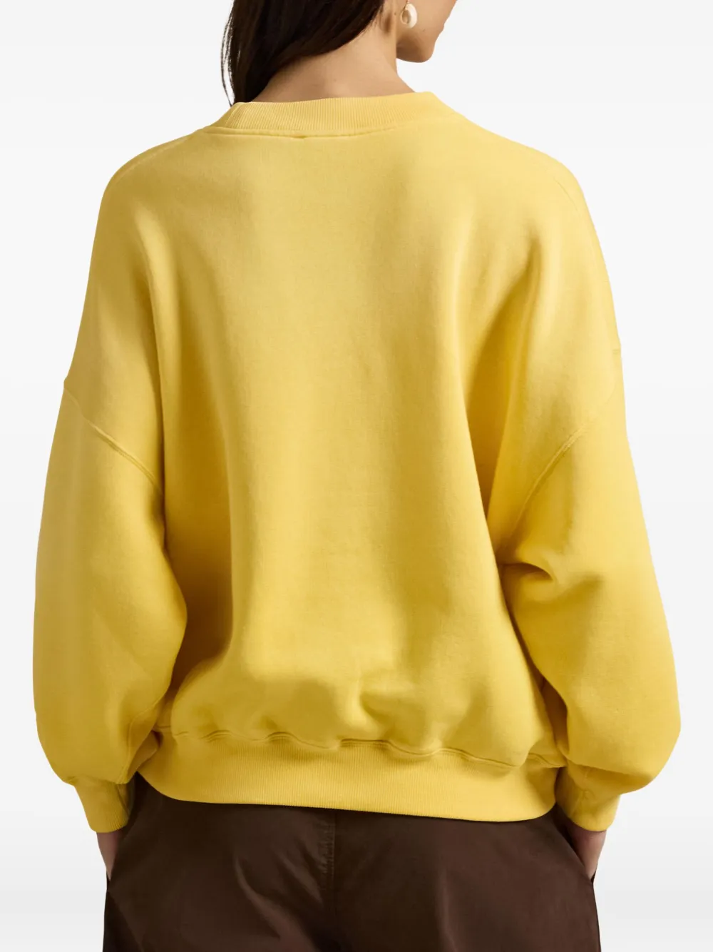 Толстовка с вышивкой Polo Pony Polo Ralph Lauren, желтый — фото 4