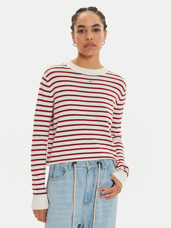

Свитер обычного кроя Tommy Jeans, красный
