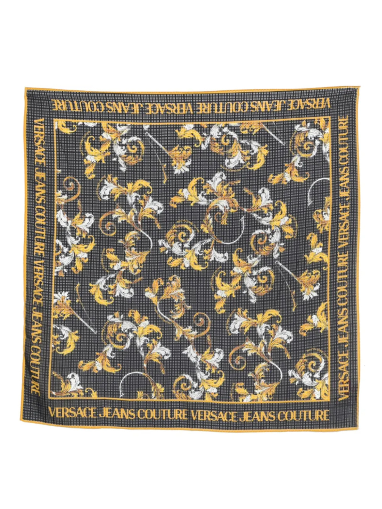 

Versace Jeans Couture шелковый платок, черный