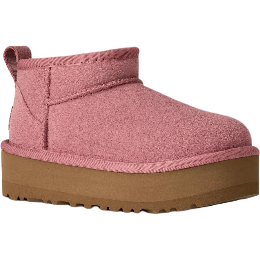 UGG Классические ультра мини детские зимние сапоги Suede Pink Kids'