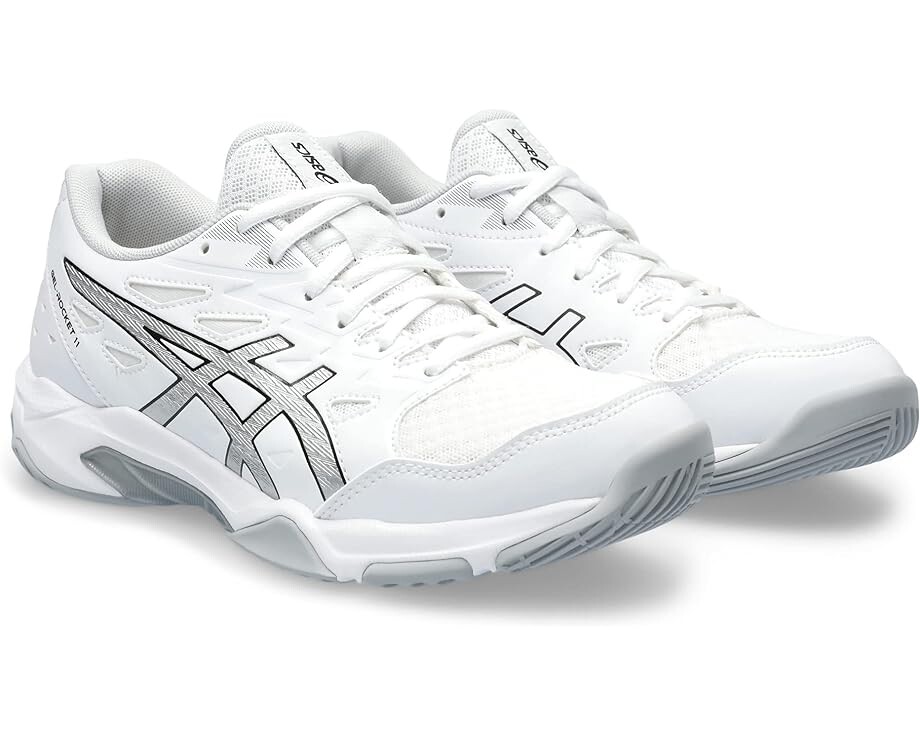 

Кроссовки ASICS GEL-Rocket 11 Volleyball Shoe, цвет White/Pure Silver