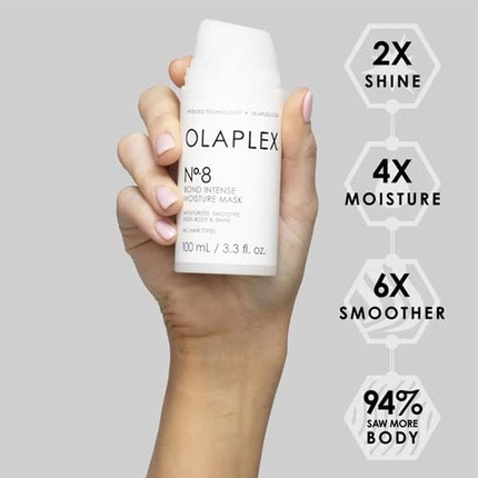 OLAPLEX No. 8 Bond Интенсивно увлажняющая маска, 100 мл — фото 3