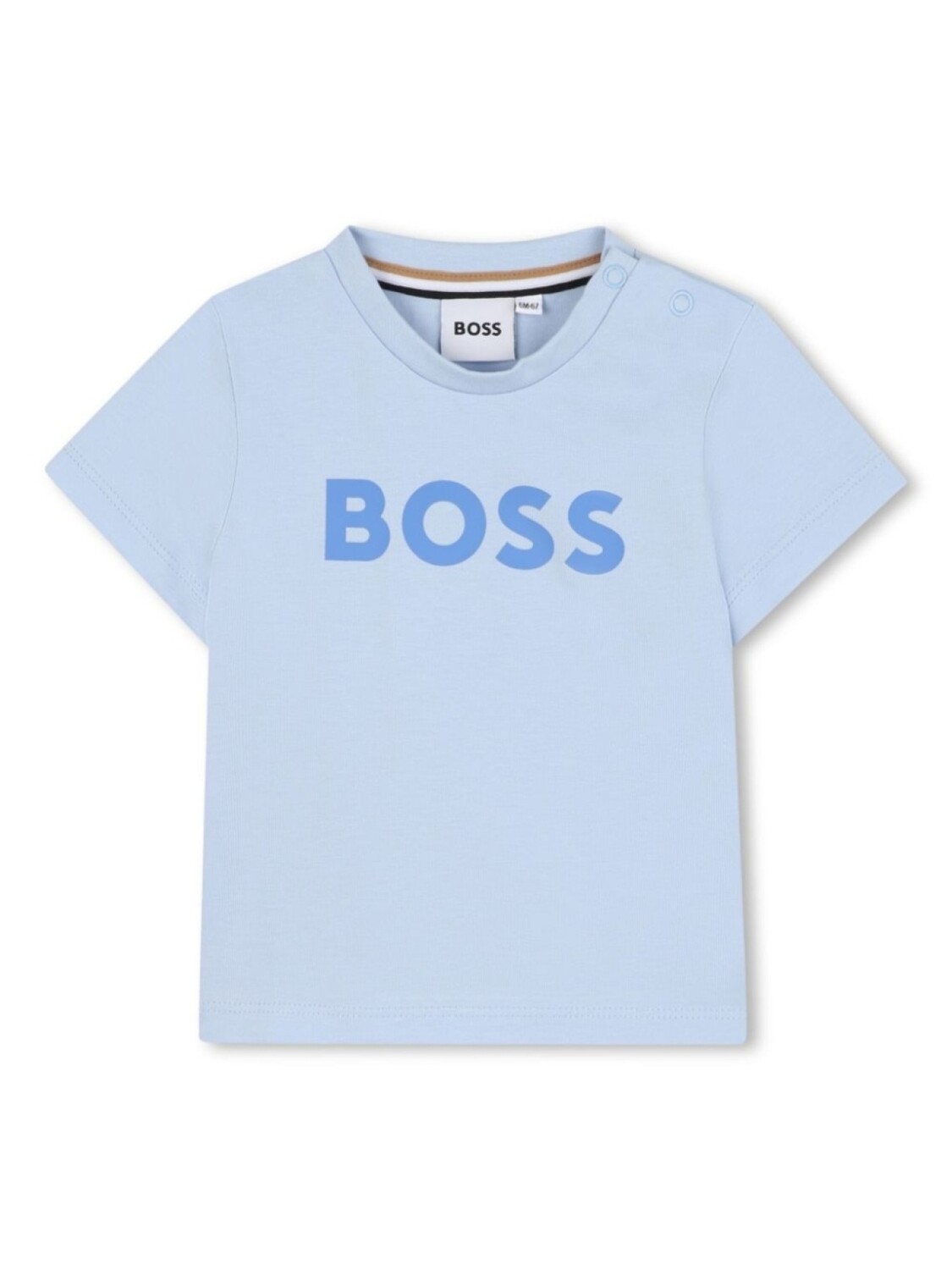 

BOSS Kidswear футболка с логотипом, синий