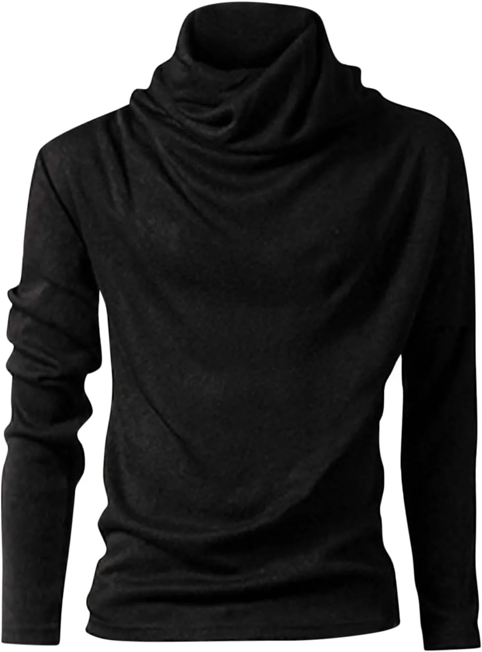 

Мужской свитер с длинным рукавом, вязаный пуловер с воротником-стойкой, легкий джемпер винтажный