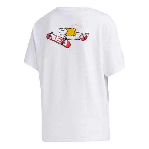 

Футболка neo gdtm bf tee кроссовер спорт короткий рукав Adidas, белый