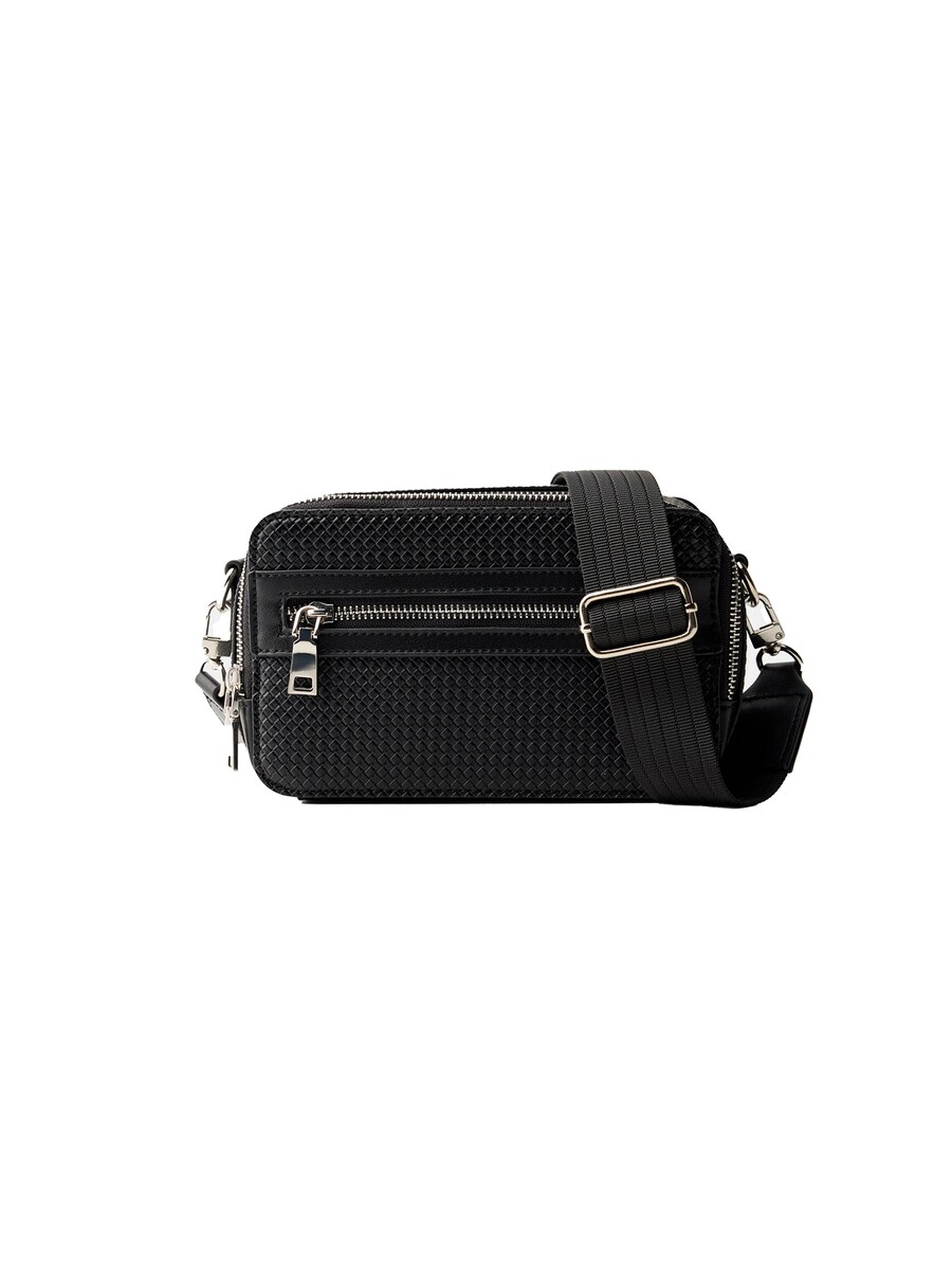 

Сумка через плечо Bershka Crossbody Bag, черный