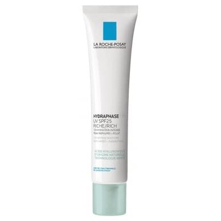 

La Roche Posay Hydraphase Uv Spf 25 Ricca 72H Увлажнение 40 мл, La Roche-Posay