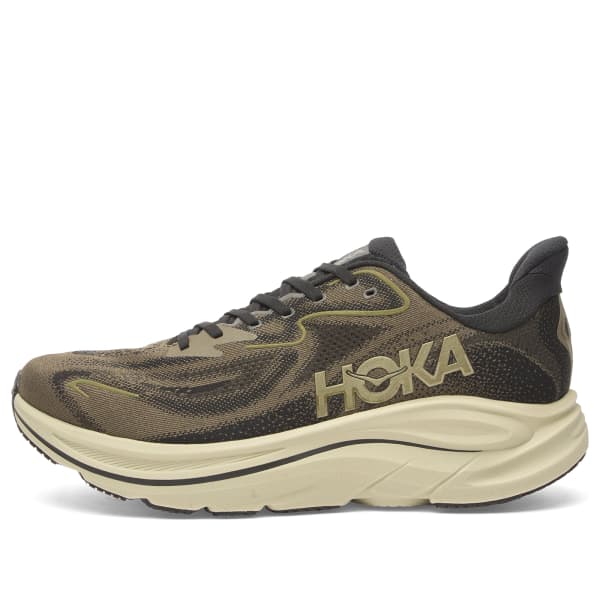 

Кроссовки Clifton 10 Hoka One One, темно-roast & черный