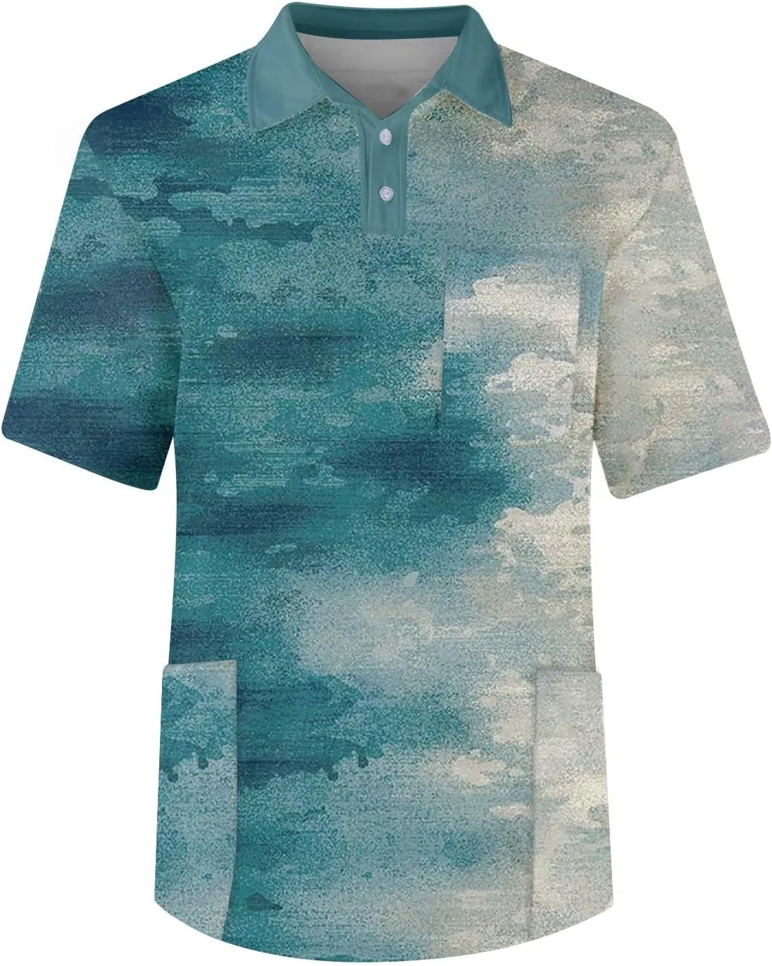 

Мужская рубашка-поло Scrub с нагрудным карманом WENKOMG1