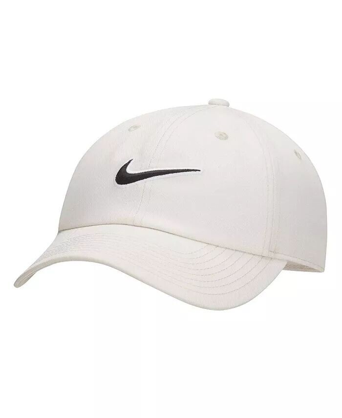 

Кремовый регулируемый кепка с логотипом Swoosh Lifestyle Club Nike, бежевый
